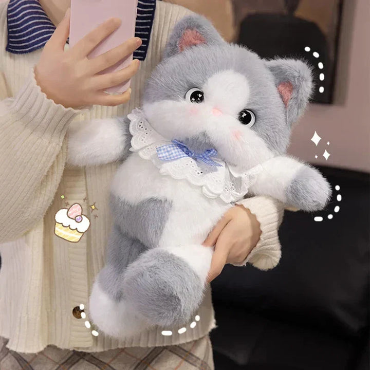 Azura | Kawaii Cat Plush Family with Collar