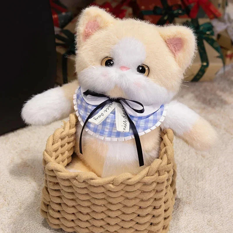 Azura | Kawaii Cat Plush Family with Collar