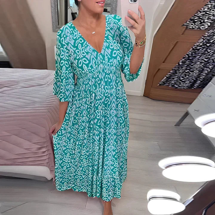 Frieda | Airy Summer Dress with V-Neck