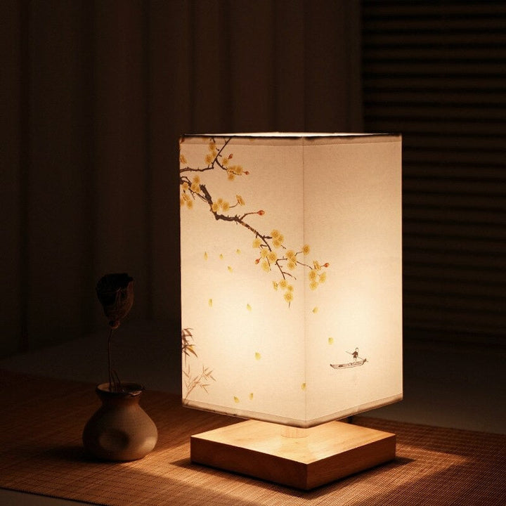 BowLift | Vintage Japanese Table Lamp – Perfect for Creating a Soothing Bedroom Mood