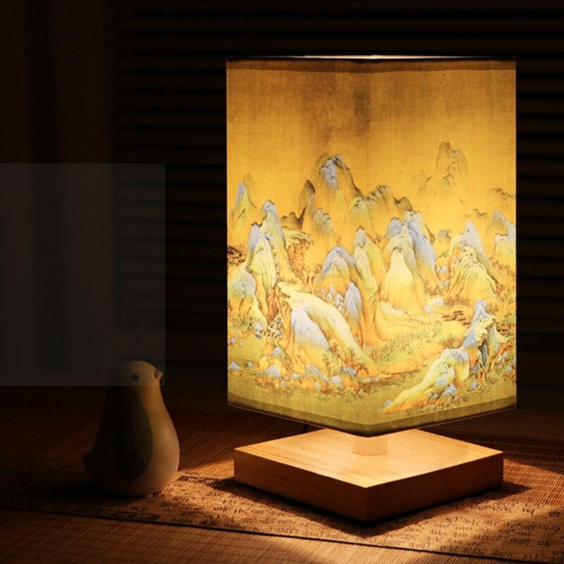 BowLift | Vintage Japanese Table Lamp – Perfect for Creating a Soothing Bedroom Mood