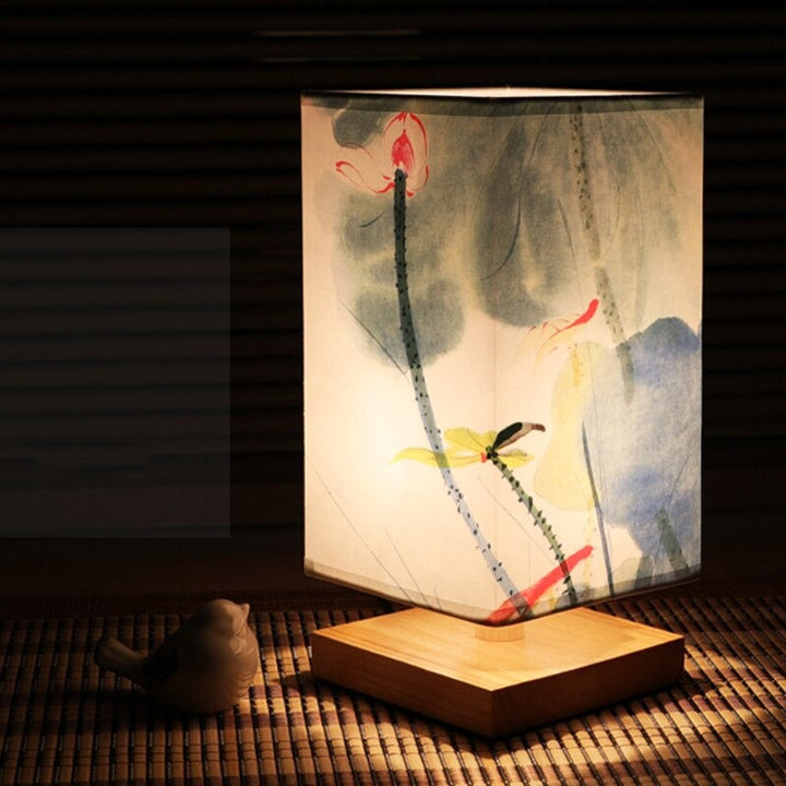 BowLift | Vintage Japanese Table Lamp – Perfect for Creating a Soothing Bedroom Mood