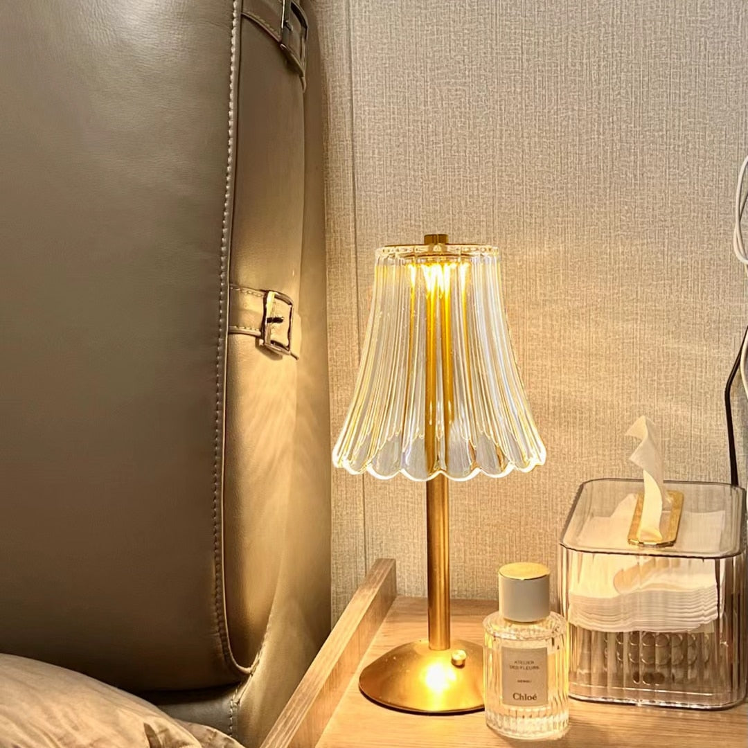 BowLift | LED Retro Table Lamp USB Rechargeable - BrillianceGlow