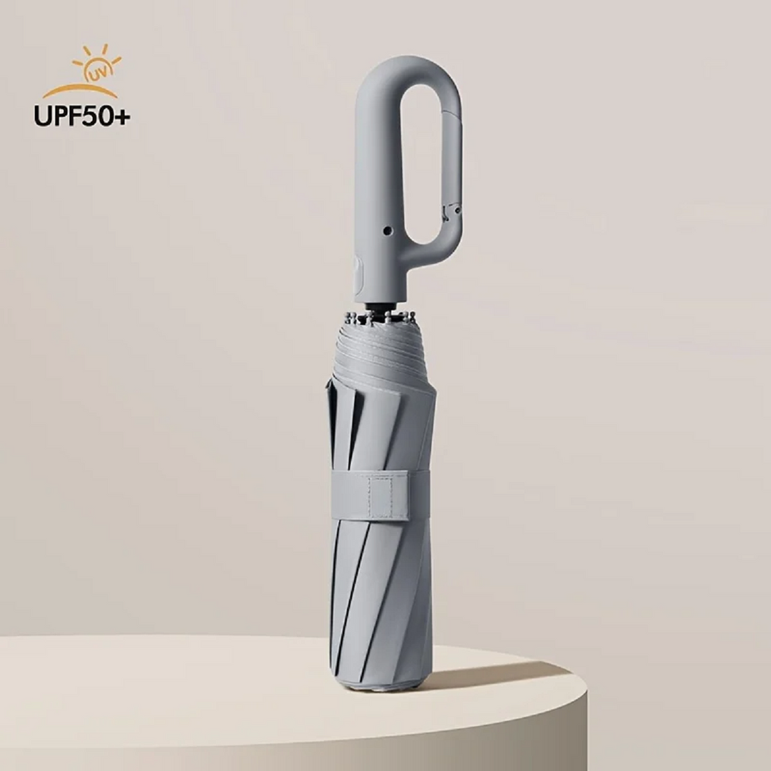 Azura | Wind-Resistant Automatic Folding Umbrella with Large Buckle Handle – Compact & Durable