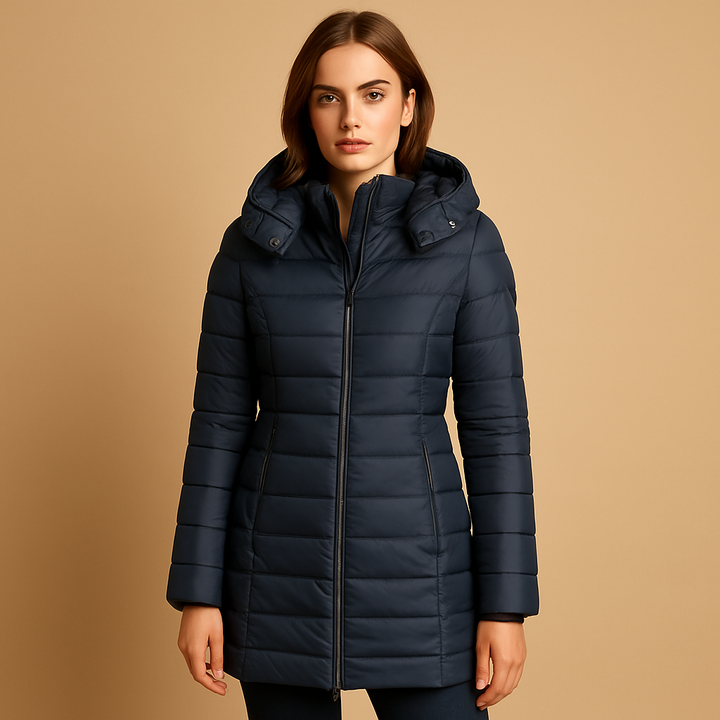 LUCIA – QUILTED HOODED WINTER COAT