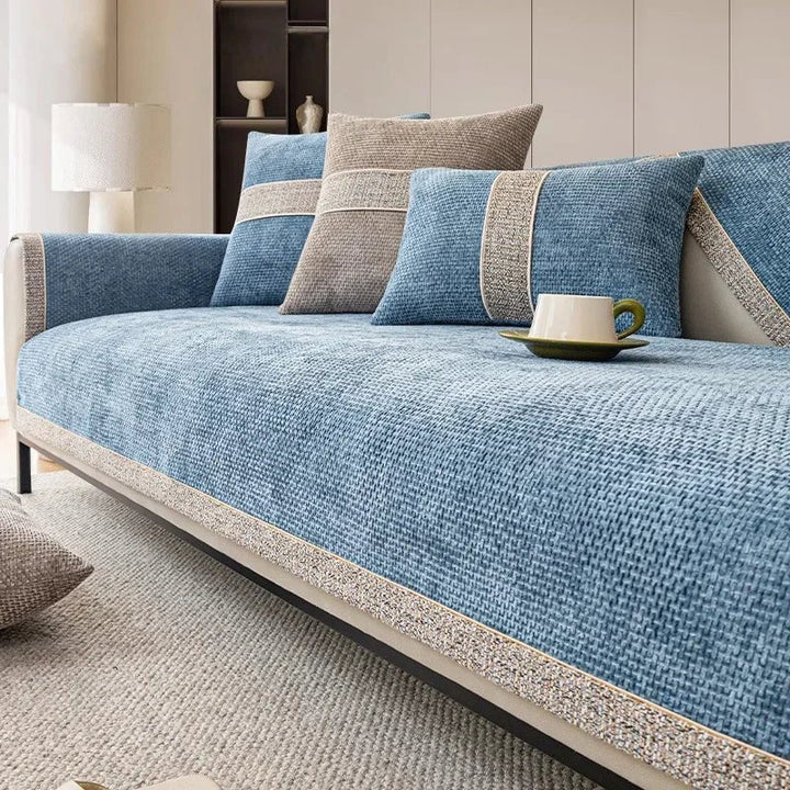 BowLift | LinenLux Sofa Cover – Elegant Linen Look Protection for Clean and Stylish Living Rooms