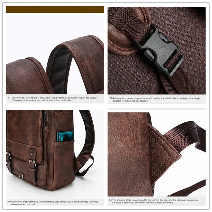 London Leather Backpack