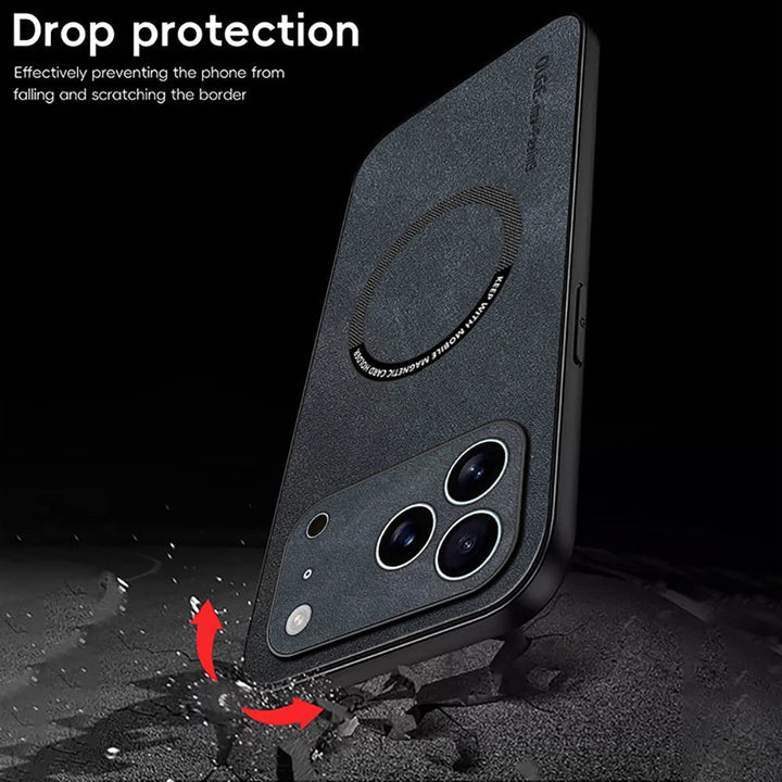 Azura | LUXEGUARD – Premium Leather Phone Case with MagSafe for iPhone