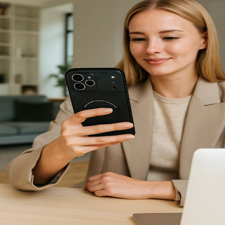 Azura | LUXEGUARD – Premium Leather Phone Case with MagSafe for iPhone