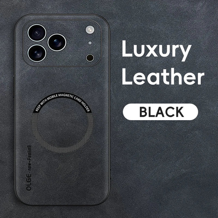 Azura | LUXEGUARD – Premium Leather Phone Case with MagSafe for iPhone