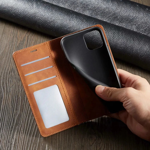 Azura | Phone Case Magnetic Leather Flip Cover