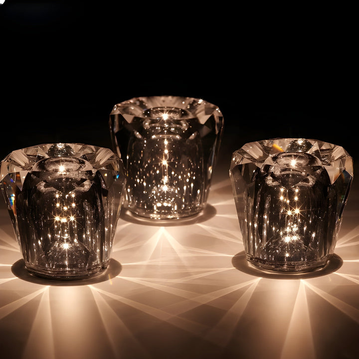BowLift | Luxury Rechargeable Diamond Crystal Table Lamp - Lumière Diamond