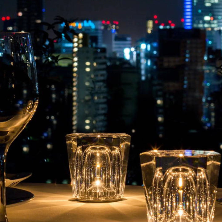 BowLift | Luxury Rechargeable Diamond Crystal Table Lamp - Lumière Diamond