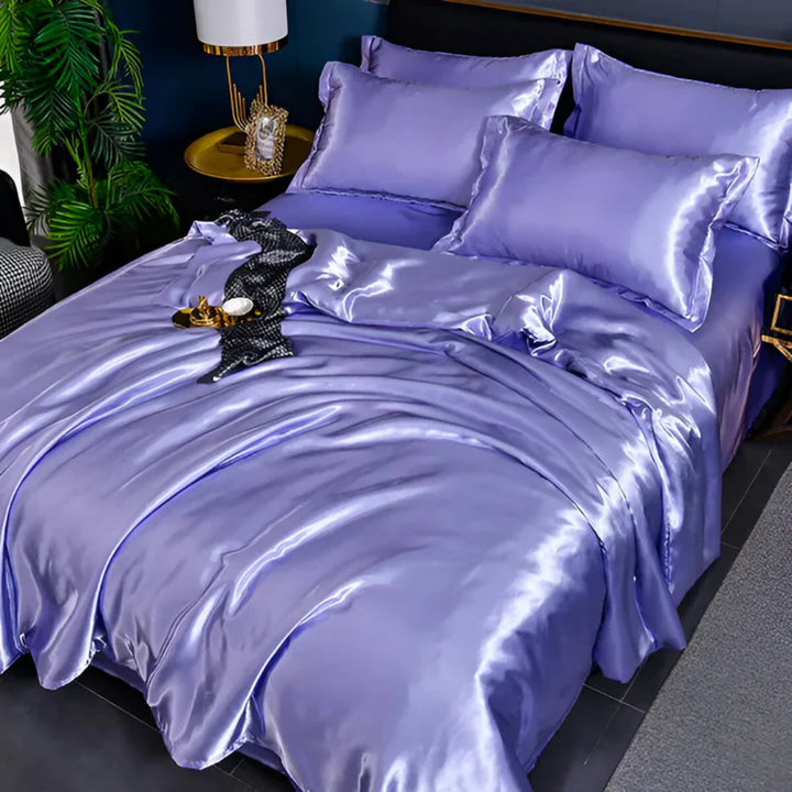 BowLift | Silk Satin Duvet Cover Bedding Set
