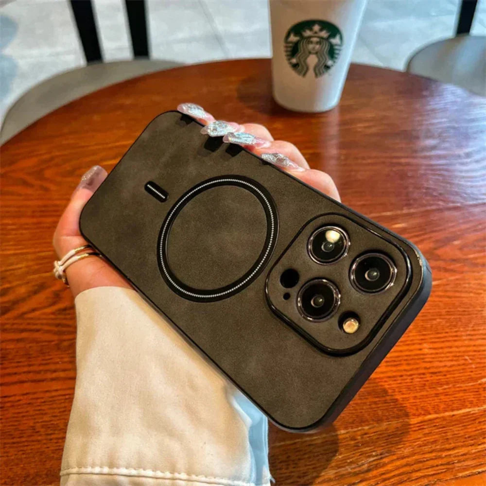 Azura | Leather Magnetic Protective Phone Case