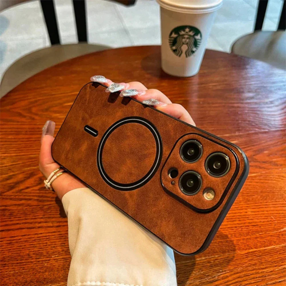 Azura | Leather Magnetic Protective Phone Case