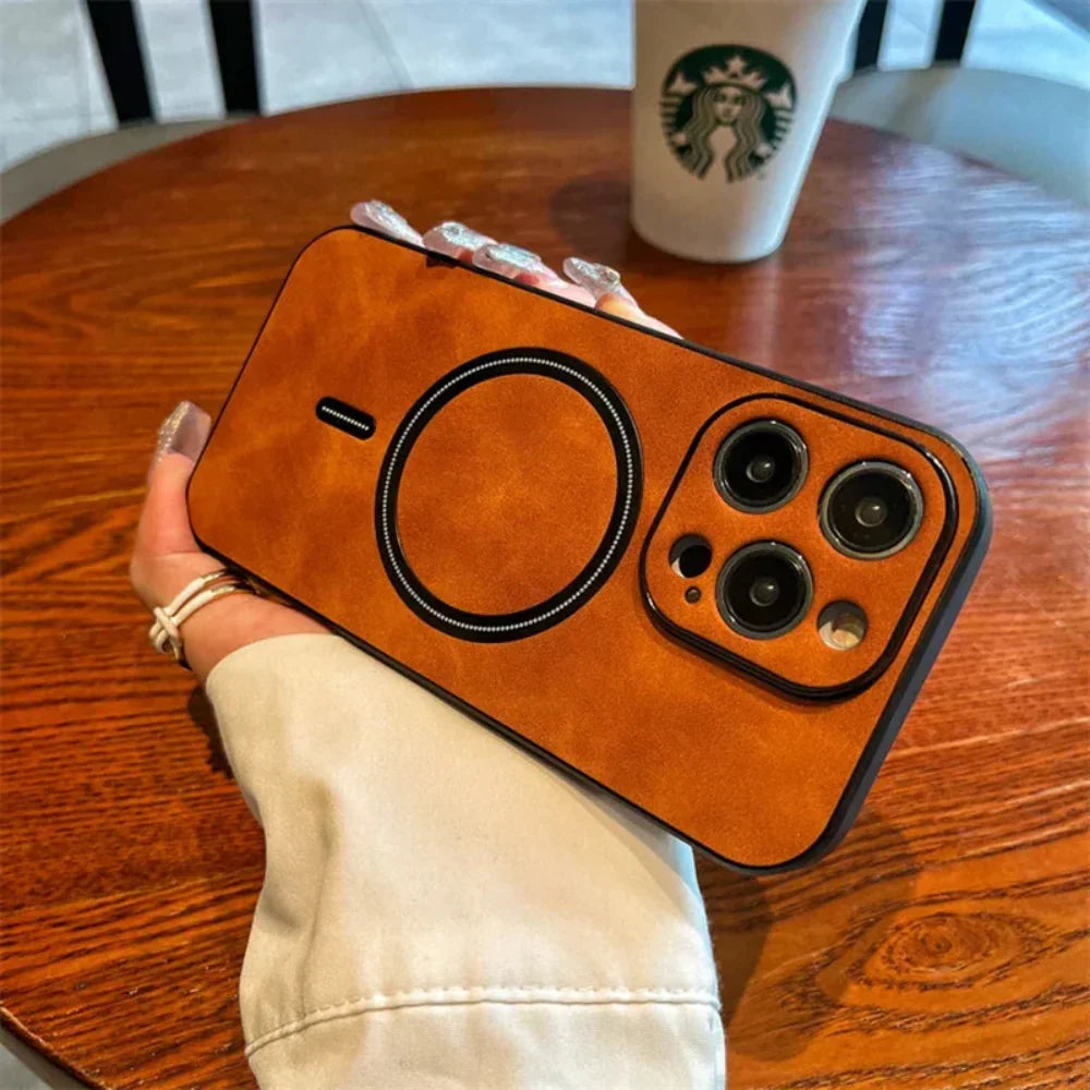 Azura | Leather Magnetic Protective Phone Case