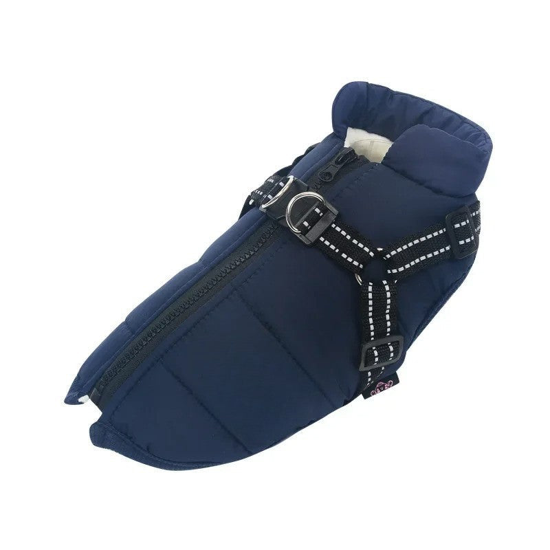 Azura | All-Weather Insulated Dog Jacket with Built-in Harness