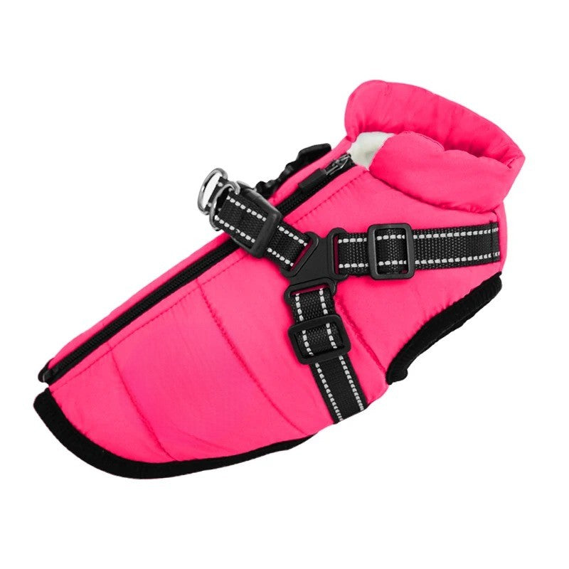 Azura | All-Weather Insulated Dog Jacket with Built-in Harness