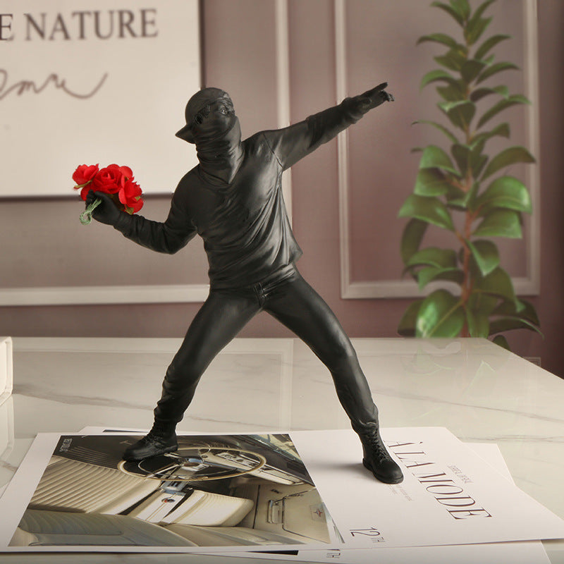 BowLift | Emrys - Banksy Flower Provocateur