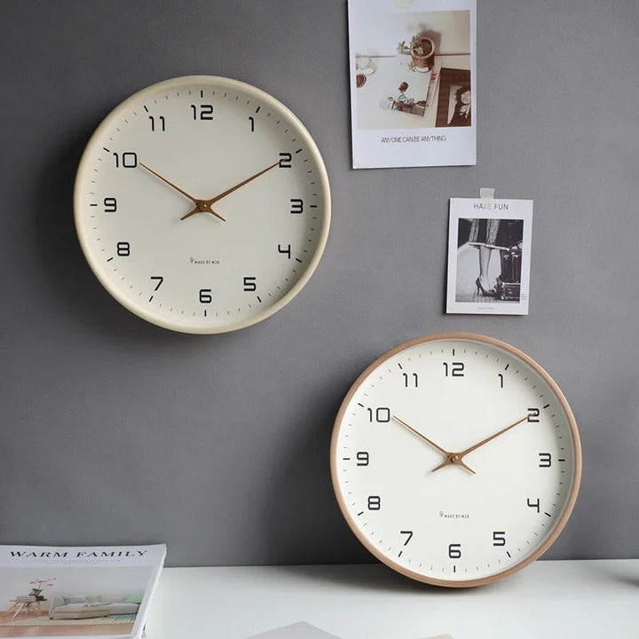 BowLift | Minimalistic Wall Clock | Metal & Resin