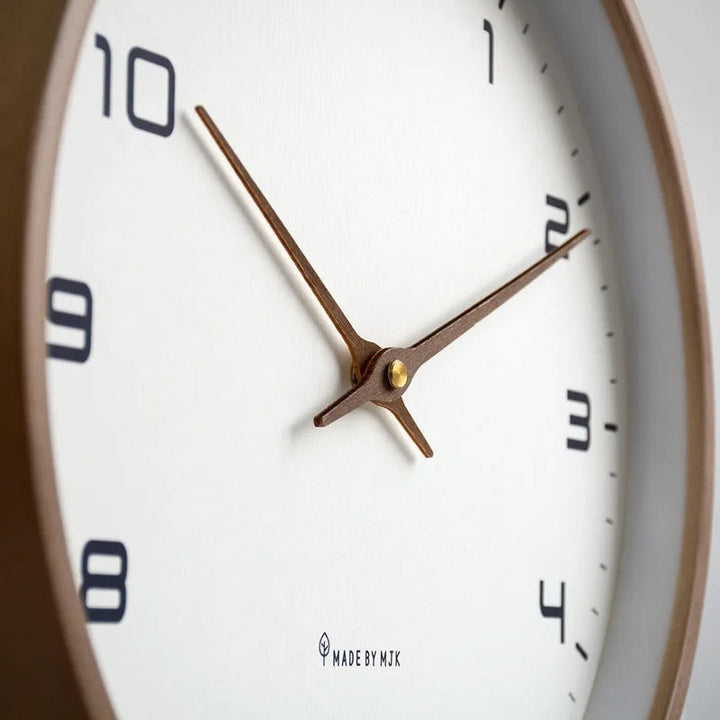 BowLift | Minimalistic Wall Clock | Metal & Resin