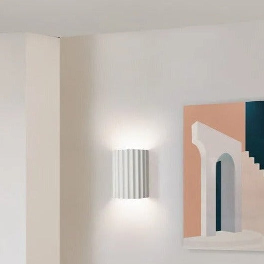 BowLift | Minimalist Groove Wall Lamp | Resin, Up and Down