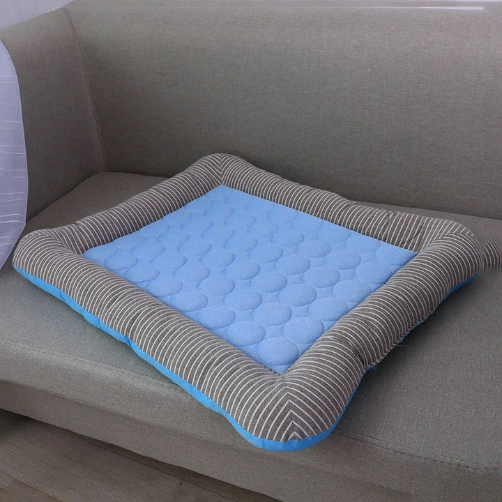 FurChill Frenchie Breathable Dog Bed – Cooling Mat with Non-Slip Base for Hot Days | Azura