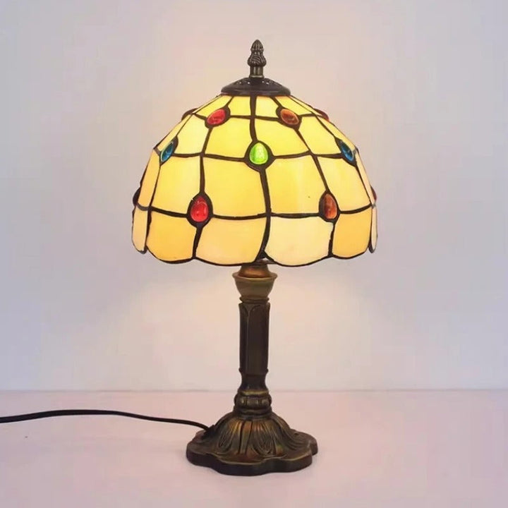 BowLift | LumiTiffany | LED table lamp in vintage design