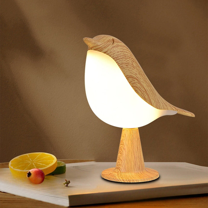 BowLift | Table Lamp Bird Shape Wood Effect LED
