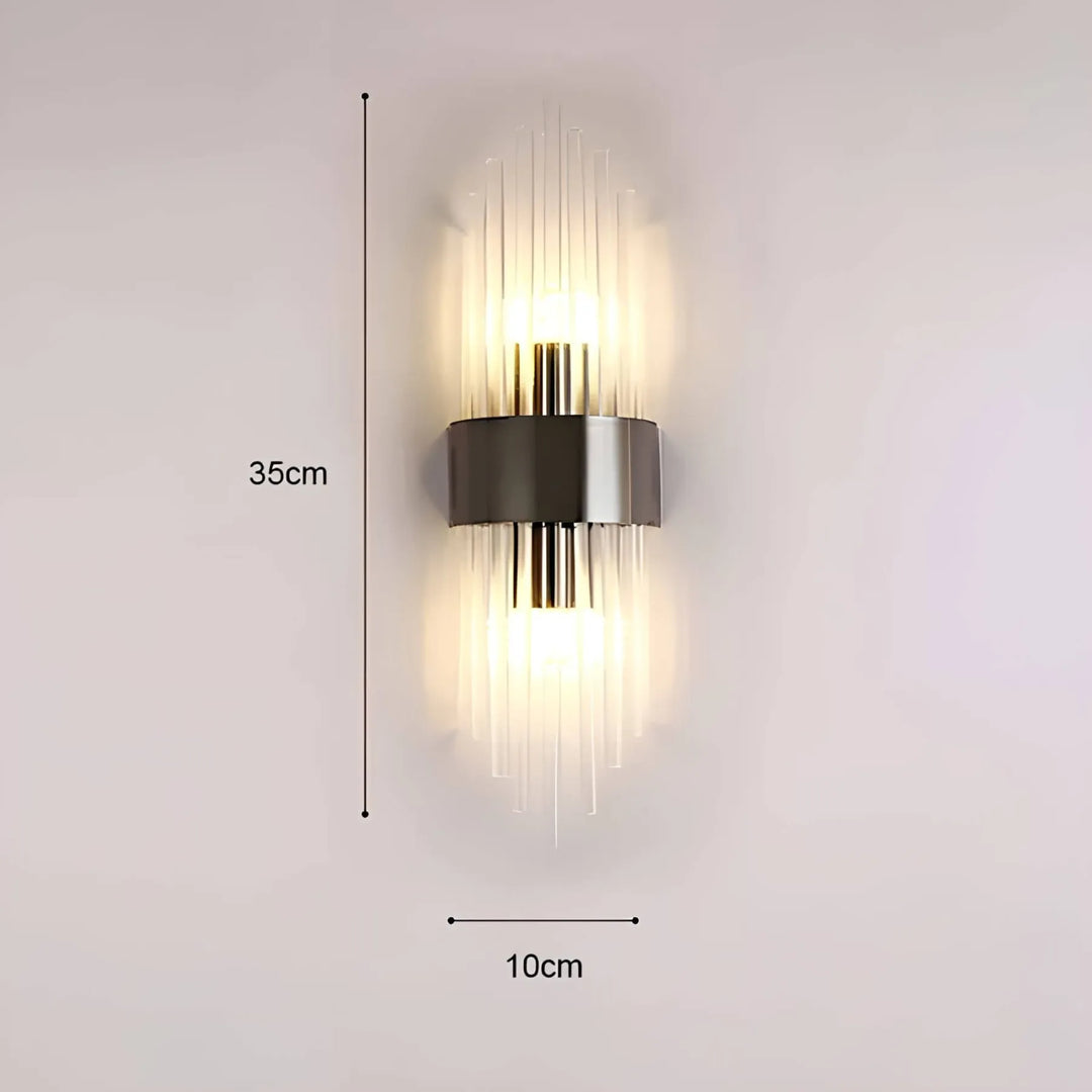 BowLift | Wall lamp with crystal decoration