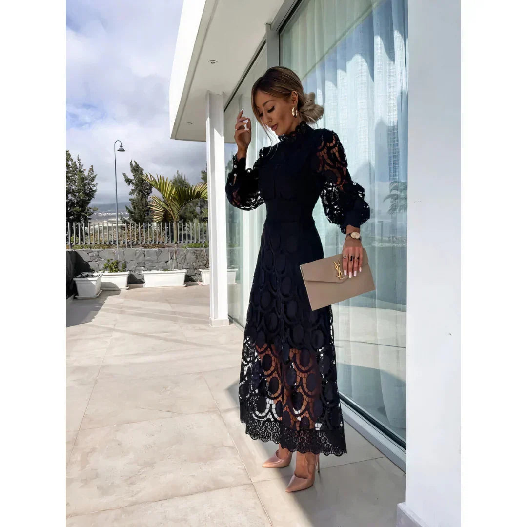 ROSHEL -  ELEGANT LACE DRESS
