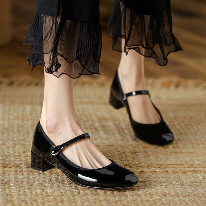 Freya - Vintage Cow Leather Ballet Shoes