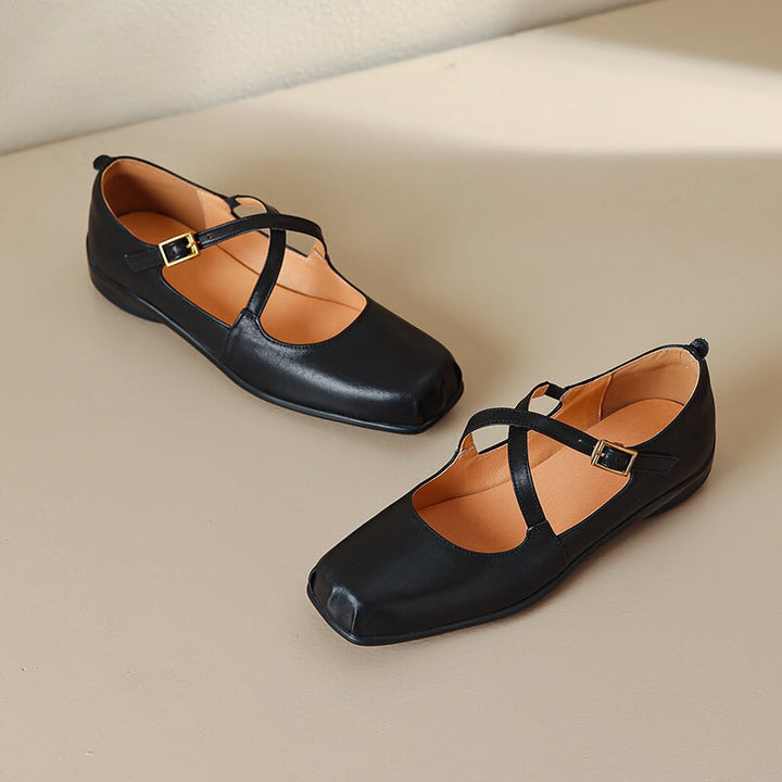 Isabeau - Comfortable Soft Bottom Mary Jane Shoes