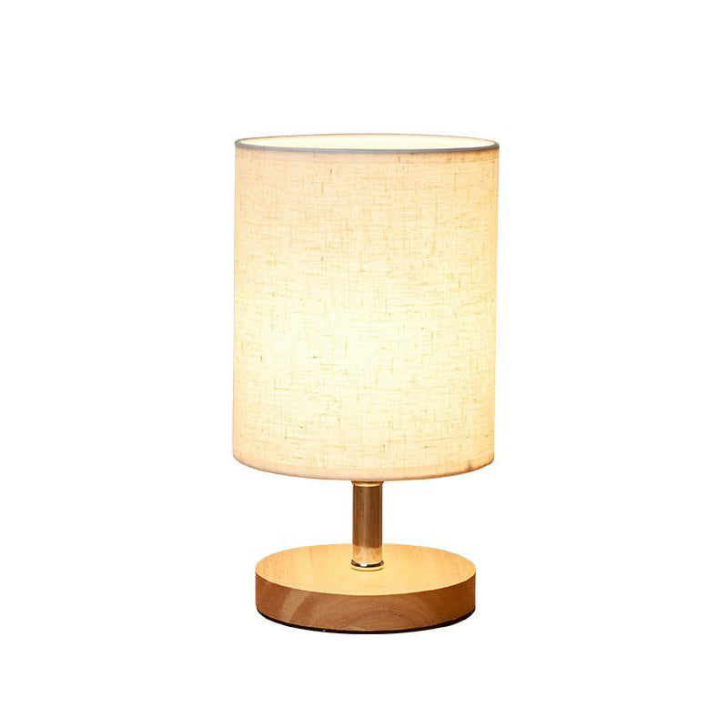 BowLift | Table Lamp with Fabric Shade and Wooden Base
