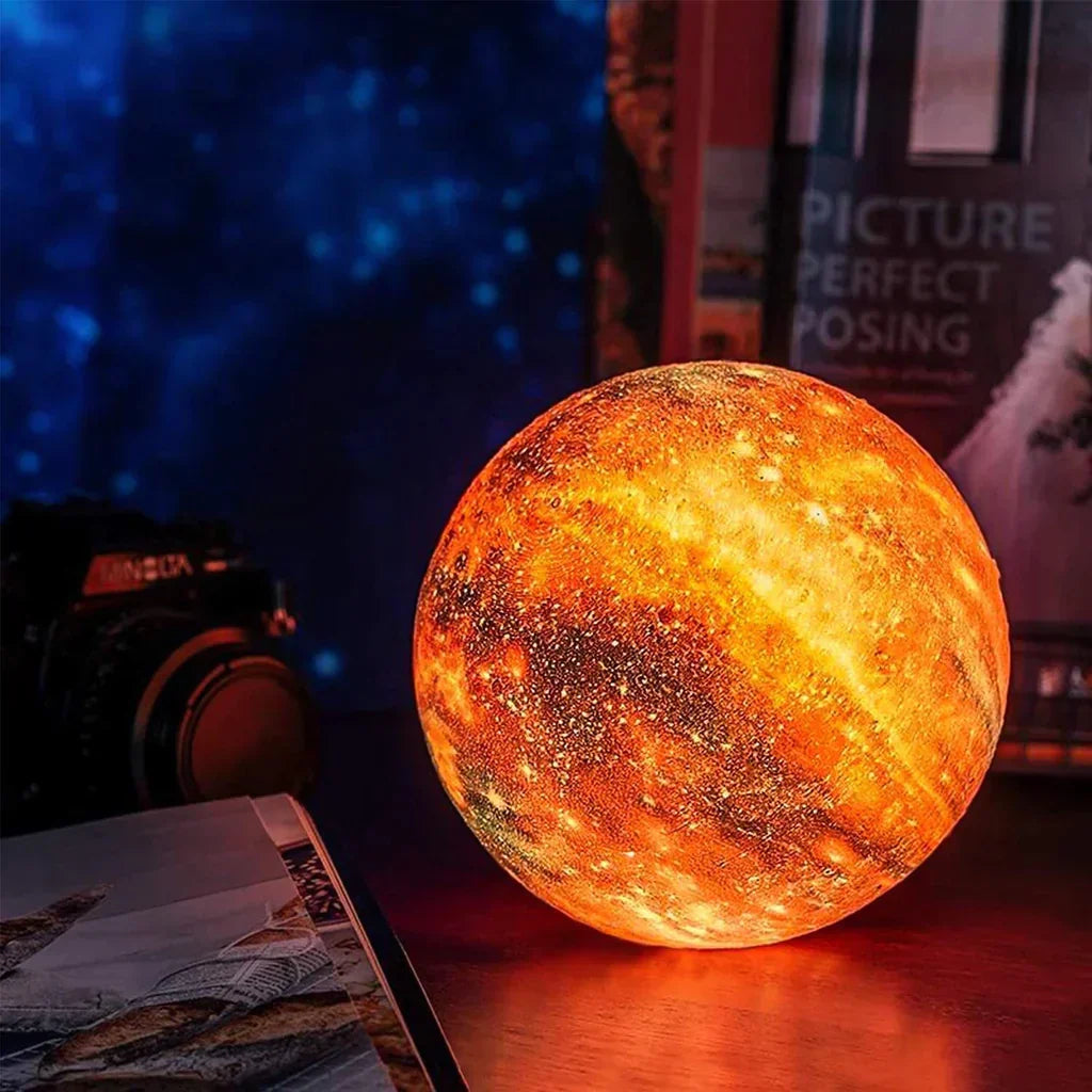BowLift | Scandinavian Moon Lamp | 16 Colors | With Remote Control - Sky