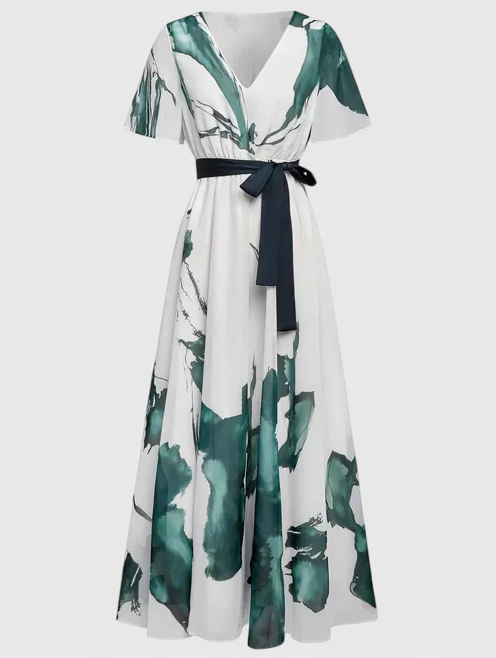 CHEYENNE – ELEGANT WRAP MAXI DRESS