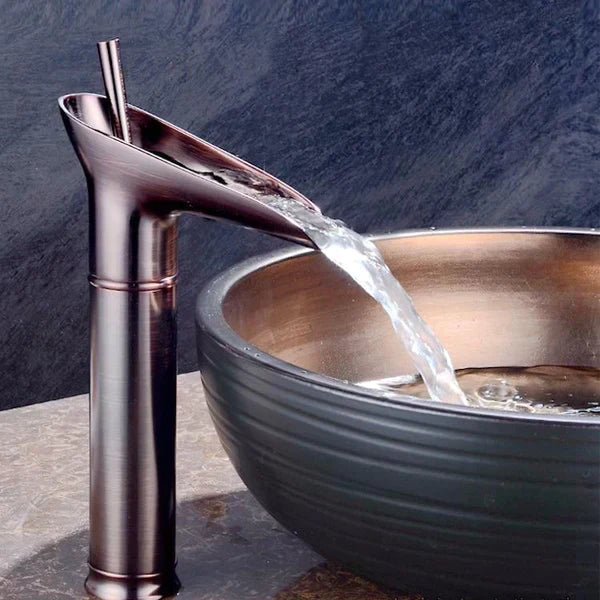 Azura | Antique Waterfall Bathroom Water Wallpaper