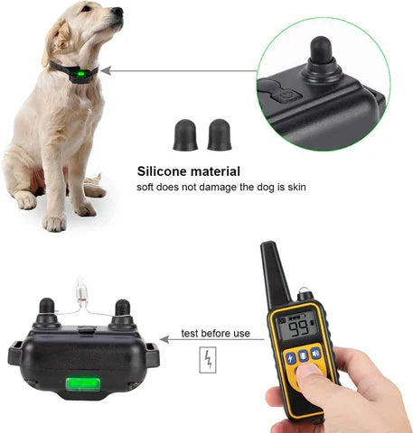 Azura | 800M Rechargeable Electric Dog Training Collar | Waterproof, Remote Control & Ideal for Effective Dog Training