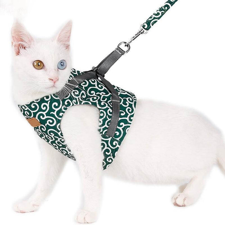 Azura | PAWVENTURE HARNESS – Cat Harness Vest Set with Breathable Mesh & Leash