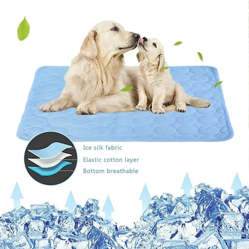 Dog Cooling Mat Summer Pad for Dogs Cat Blanket Breathable Dog Bed Kennel Puppy Sleeping Sofa Cushion Dog Accessories | Azura