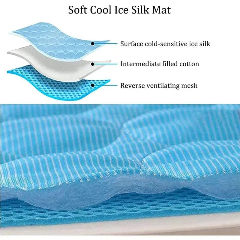 Guinea Pig Cage Liners Summer Small Animal Cooling Mat Breathable Hamster Pee Pad for Rabbit Cage Chinchilla Hedgehogs Pet Item | Azura