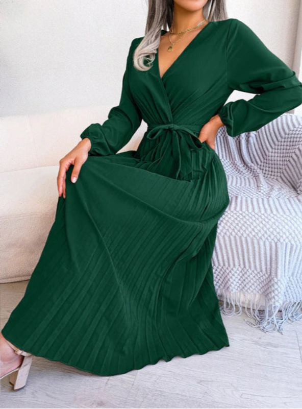 Naomi | Pleated Dress Festive