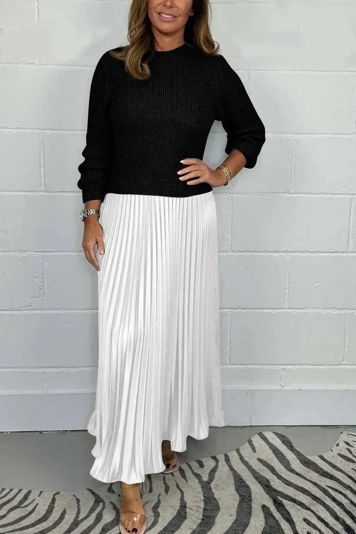 Claire | Elegant 2-in-1 Sweater Dress