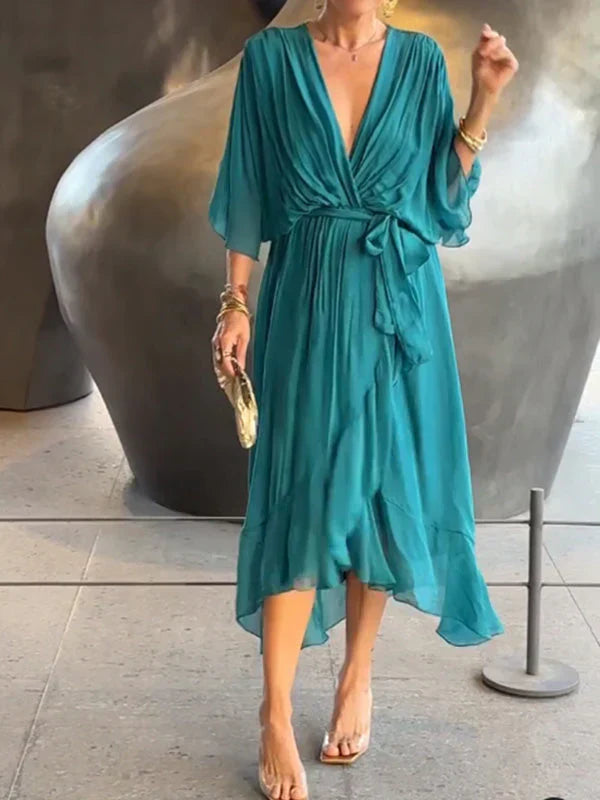 Ulani | V-Neck Flowy Dress