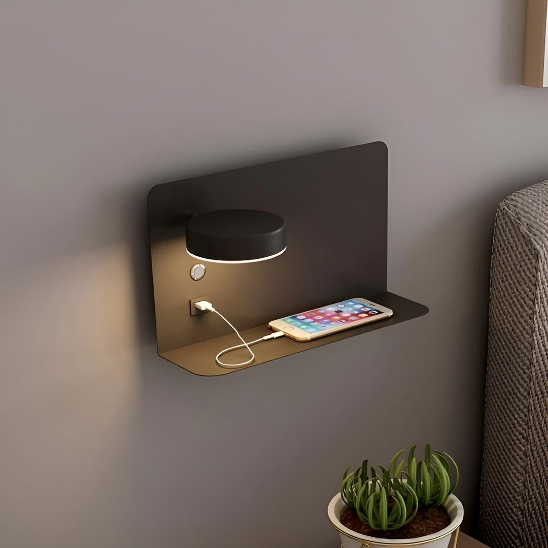 BowLift | Wall lamp – Rechargeable elegance with USB LED lighting for a luxurious atmosphere