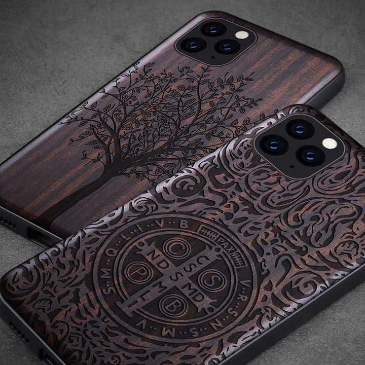 Azura | Luxury Wooden Flexible iPhone Case