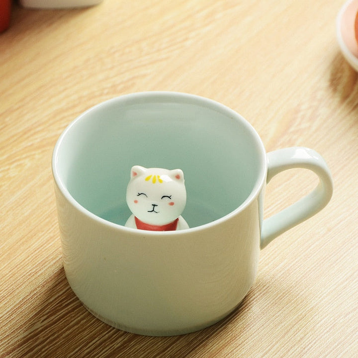 Azura | 3D Creative Cartoon Animal Ceramic Mugs