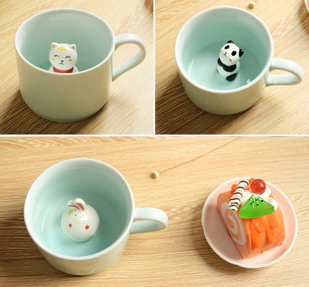 Azura | 3D Creative Cartoon Animal Ceramic Mugs