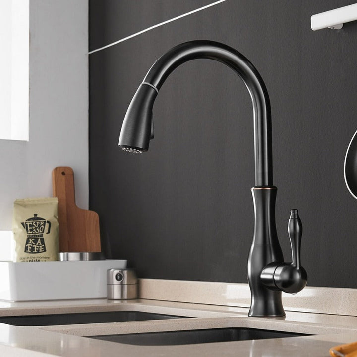 BowLift | Anton - Retractable kitchen faucet